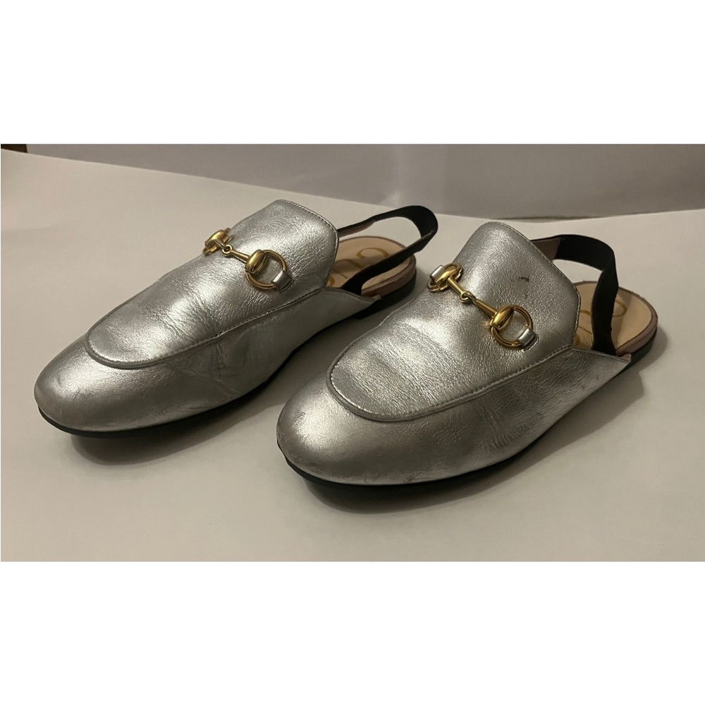 Gucci kids princetown leather dress shoes